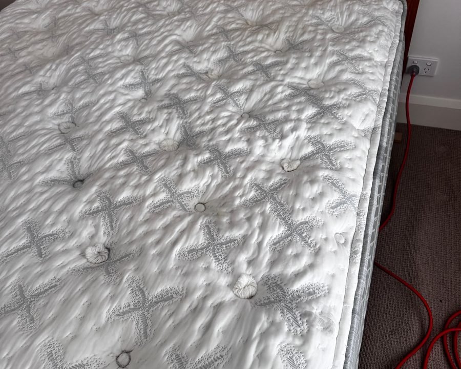 Pillow top mattress clean after mattress stain and urine removal